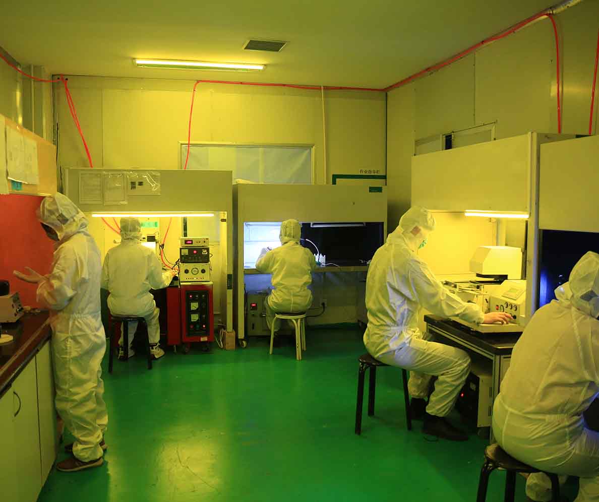 光学器件处理间